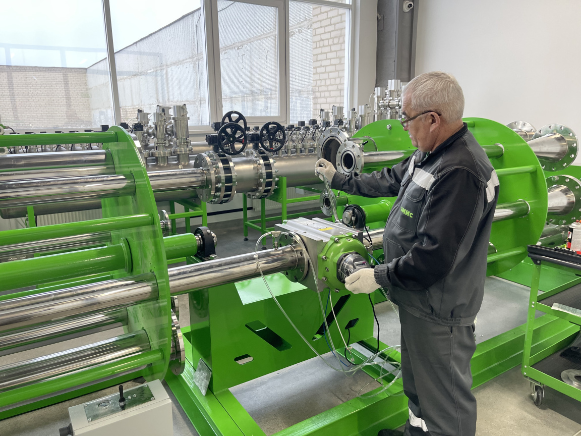 Газовая поверочная установка, собственная разработка компании